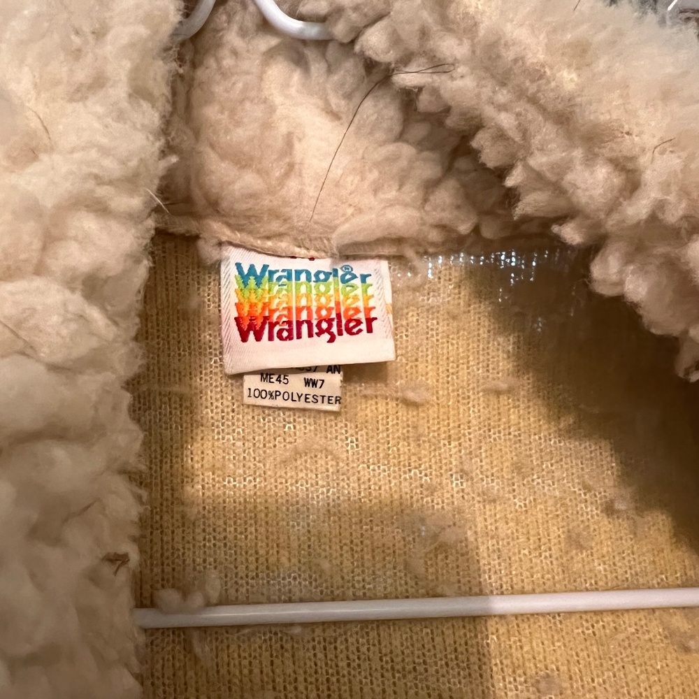 Wrangler faux Sherpa coat